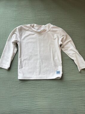Long-Sleeve Cream Kids' Top